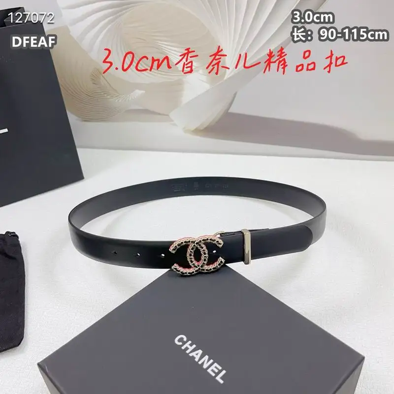 Chanel belt 30mmX90-115cm 8L37